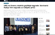 Са уручења награда УНС-а на Kосову: Важно је видети шта је медијска заједница понудила публици и професији Са уручења награда УНС-а на Kосову: Важно је видети шта је медијска заједница понудила публици и професији